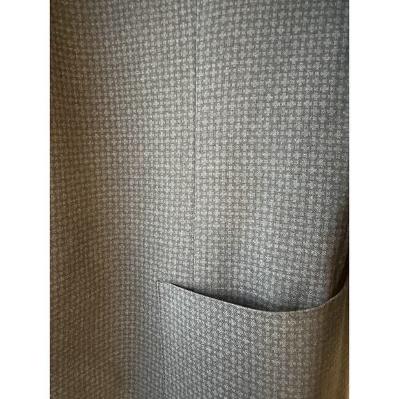 LARDINI Mens Size IT 54/US 44 Wool Pattern Blazer Blue Pockets Made Italy - Picture 9 of 14